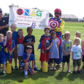 Group picture of kids and teachers